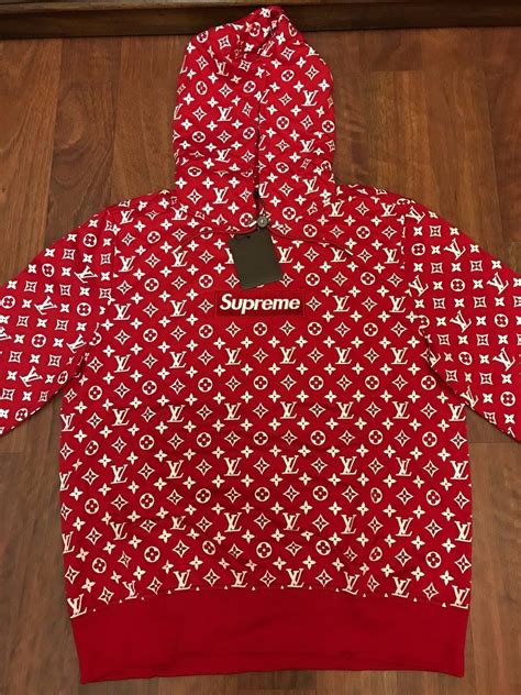 hoodie louis vuitton supreme|supreme louis vuitton tracksuit.